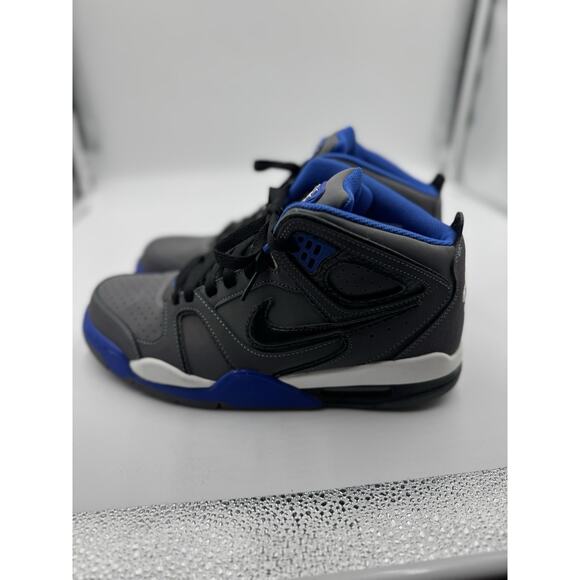 Size 10 - Nike Air Flight Falcon Dark Grey Royal BS695 - Picture 2 of 6